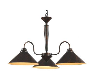 Купить Подвесная люстра Arte Lamp Cone A9330LM-3BR Подвесная люстра Arte Lamp Cone A9330LM-3BR