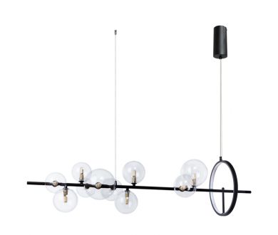 Купить Подвесная люстра Arte Lamp Saturn A7790SP-50BK Подвесная люстра Arte Lamp Saturn A7790SP-50BK